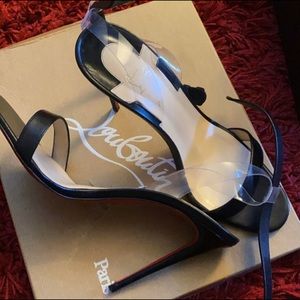 Christian Louboutin Black Jonatina Sandals